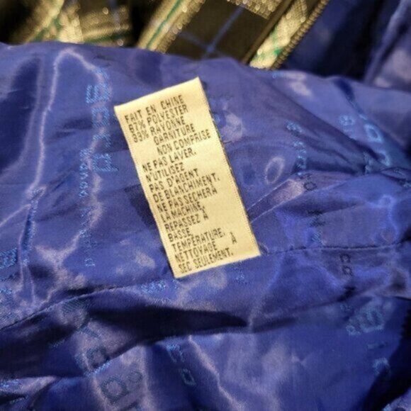 Blue Green Plaid Zip Blazer Jacket Women’s Sz 12 - Picture 12 of 12